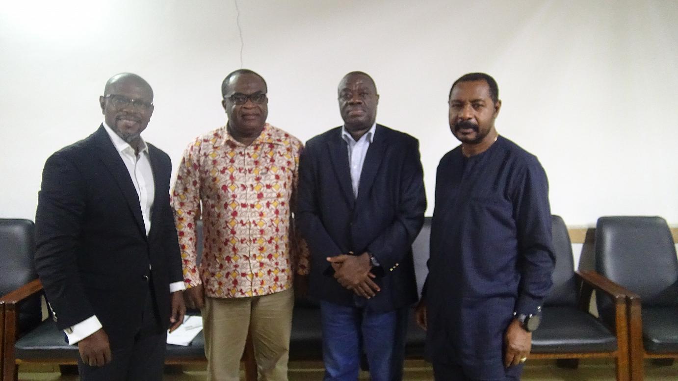 HON. AWAL IBRAHIM MOHAMMED, NANA OSEI BONSU (PEF CEO) and Other Dignitaries